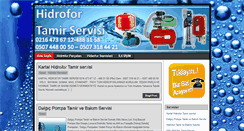 Desktop Screenshot of hidrofortamirservisi.com